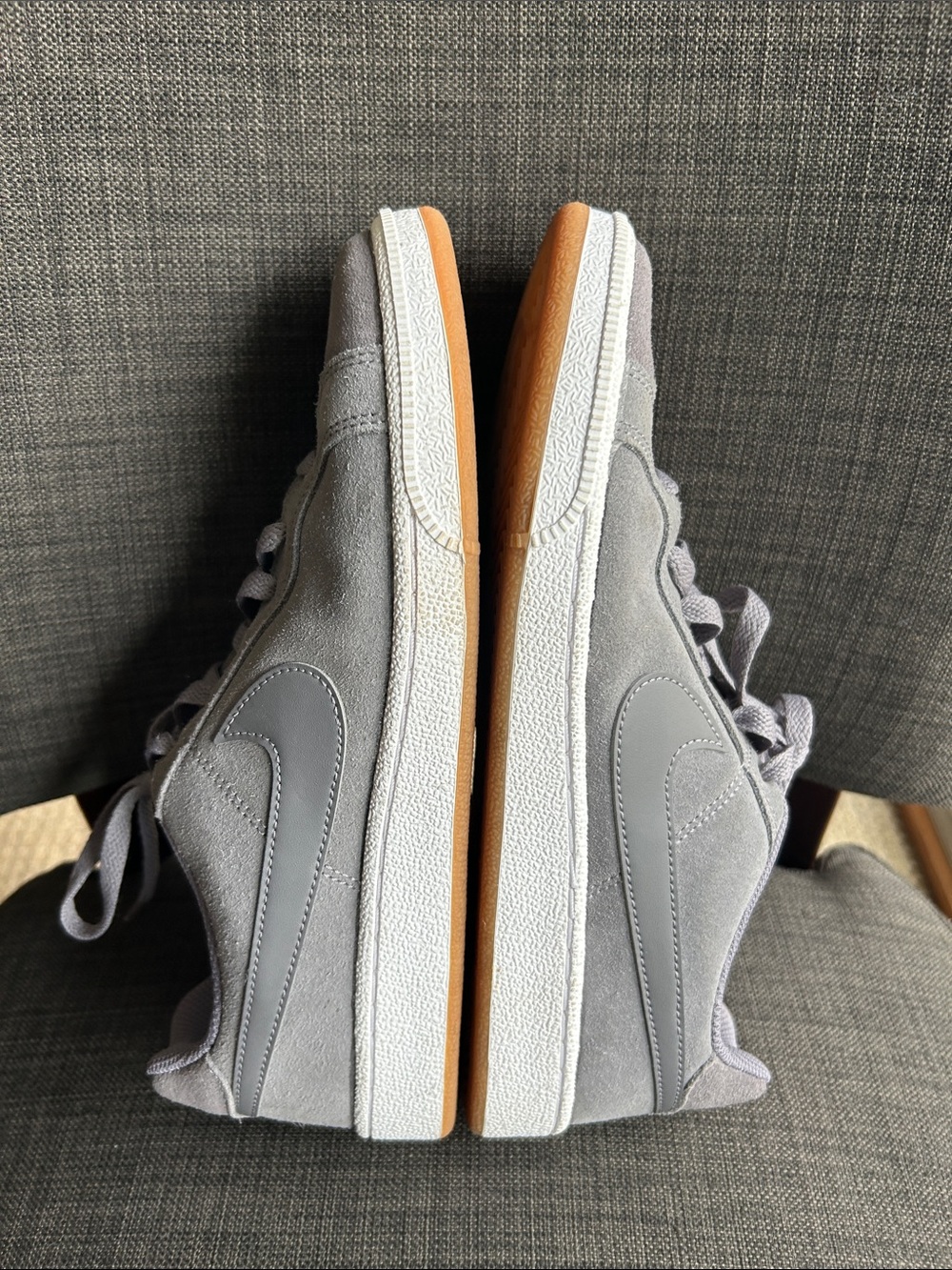 Nike Court Legacy Sneakers in Grey Size 8.5 - Picture 6 of 8